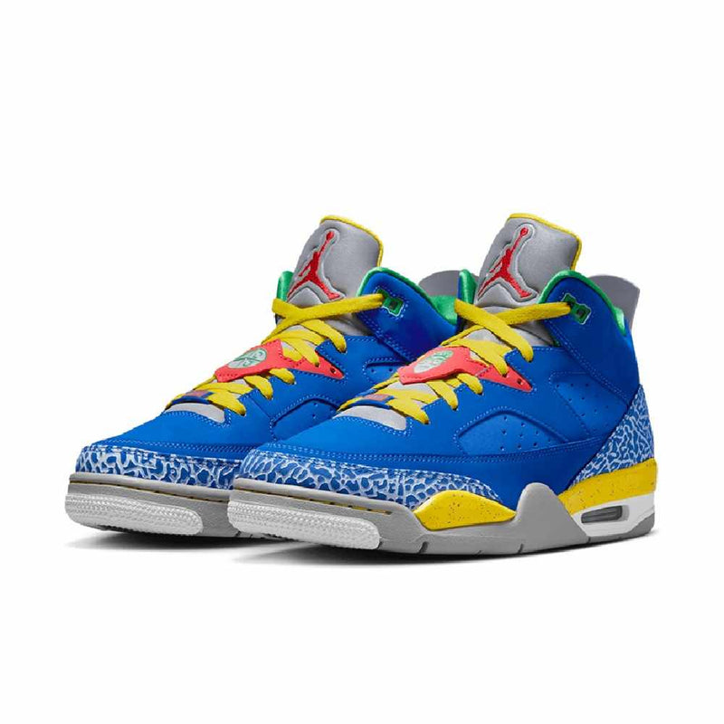 Men's Jordan Son of Mars Low "Do The Right Thing" Ryl/Wt-Ylw (580603 433)