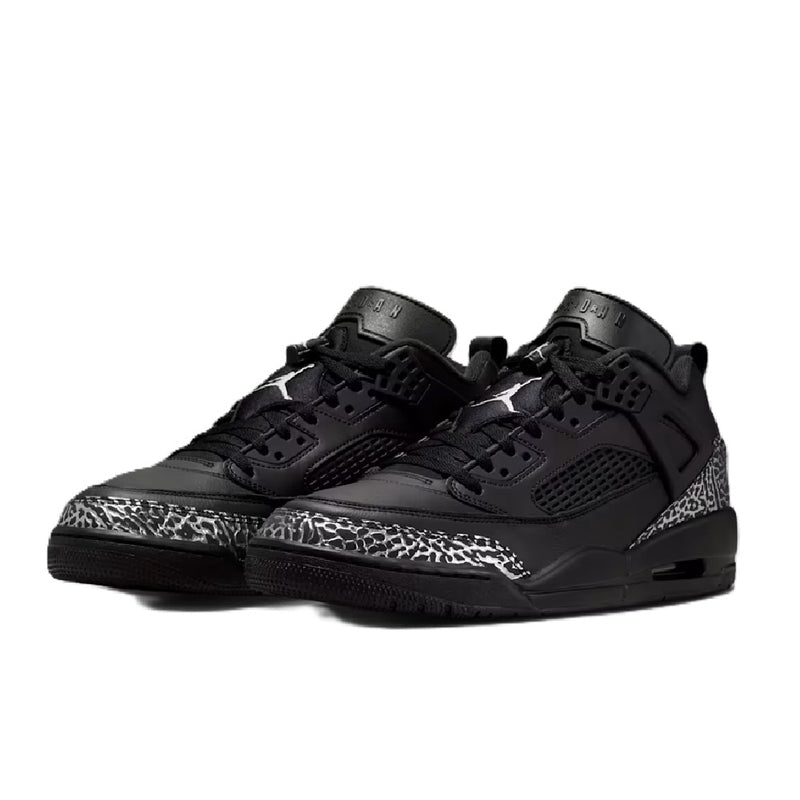 Men's Jordan Spizike Low Black/Metallic Silver-Black (IV2417 010)