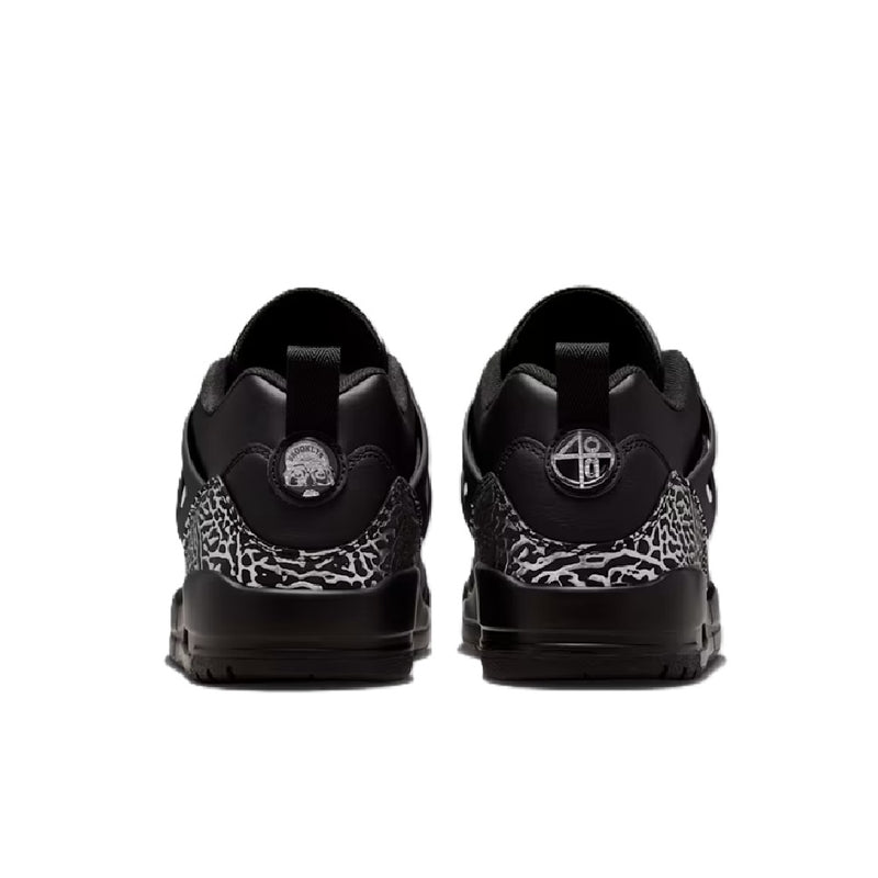 Men's Jordan Spizike Low Black/Metallic Silver-Black (IV2417 010)