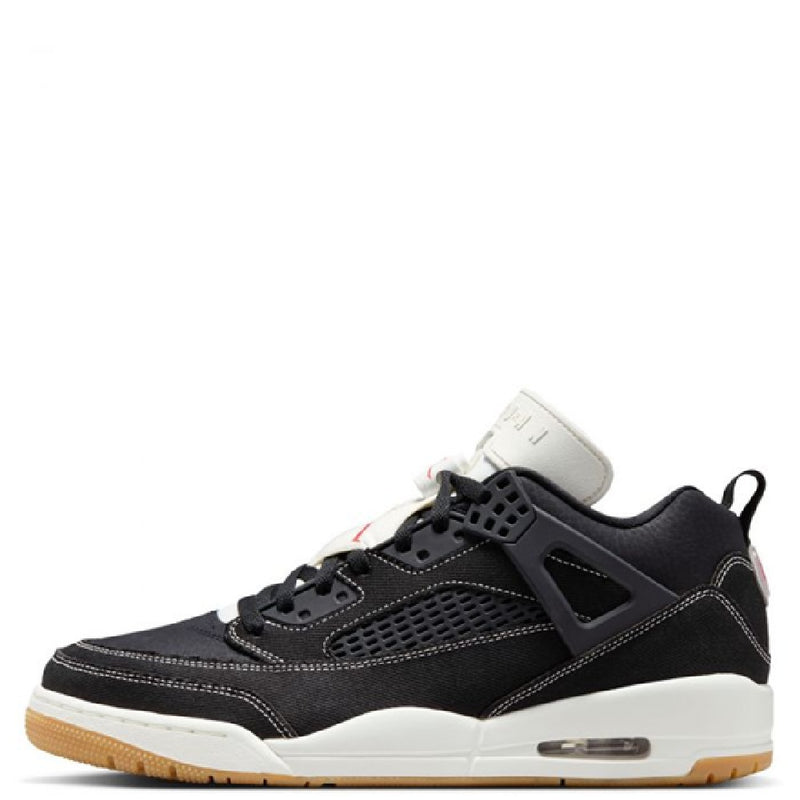 Men's Jordan Spizike Low Black/Sail-University Red