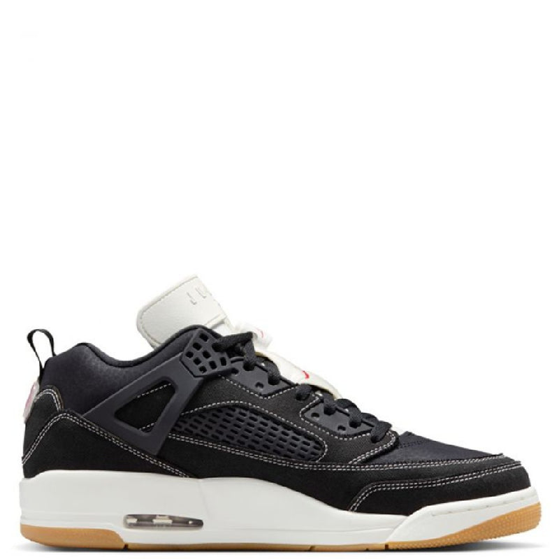 Men's Jordan Spizike Low Black/Sail-University Red