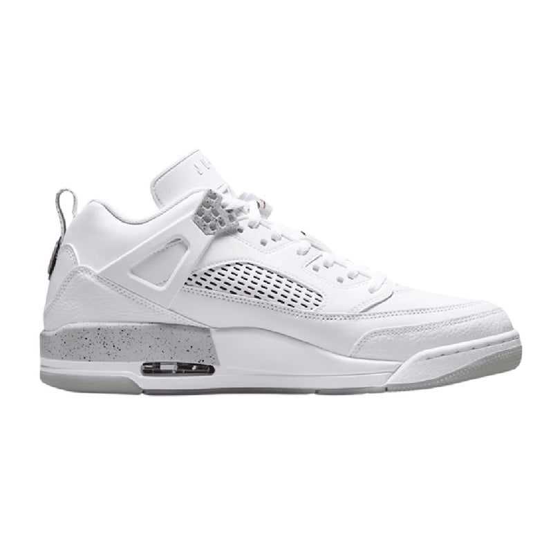 Men's Jordan Spizike Low White/Black-Grey Fog-Fire Red (IV6047 100)