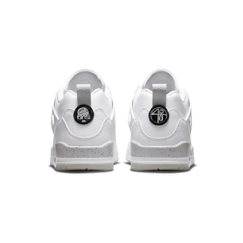 Men's Jordan Spizike Low White/Black-Grey Fog-Fire Red (IV6047 100)