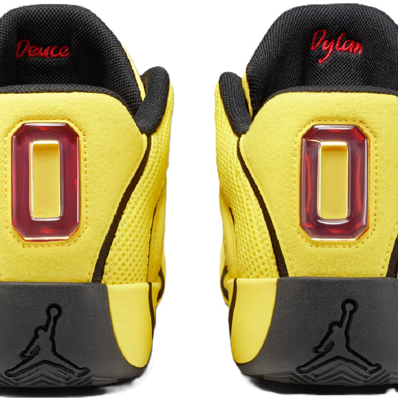 Men's Jordan Tatum 4 "Bruce Lee" Sonic Yellow/University Red (HQ4614 700)