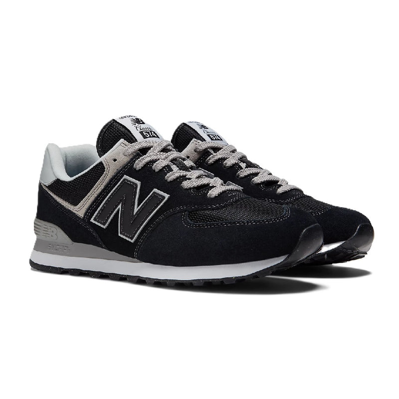 Men's New Balance 574 Core Black White (ML574EVB)