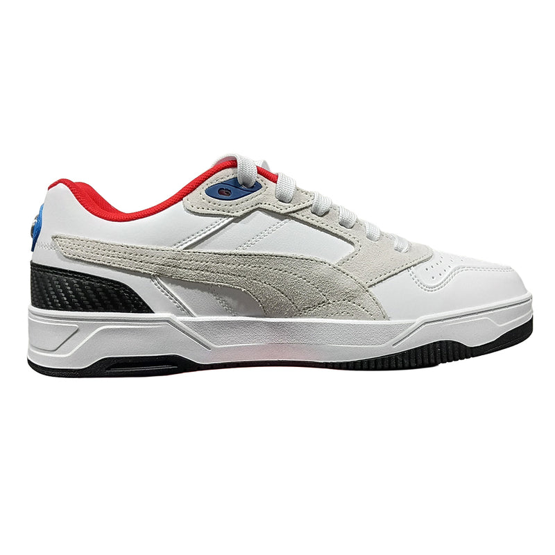 Men's Puma BMW MMS RBD Drive Low Puma White-Pro Blue-Pop Red (309194 02)