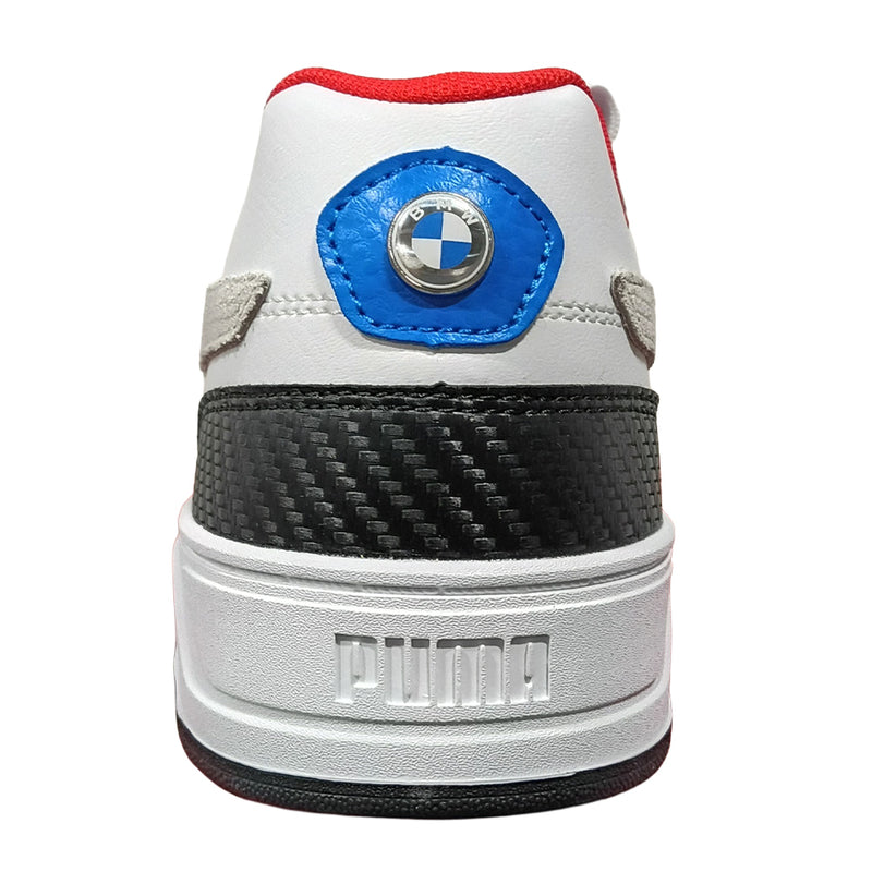Men's Puma BMW MMS RBD Drive Low Puma White-Pro Blue-Pop Red (309194 02)
