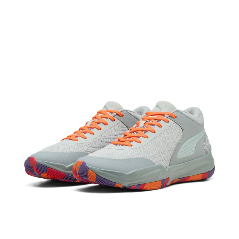 Men's Puma Court Pro 2 Marble Cool Mid Gray-Team Violet (312316 01)