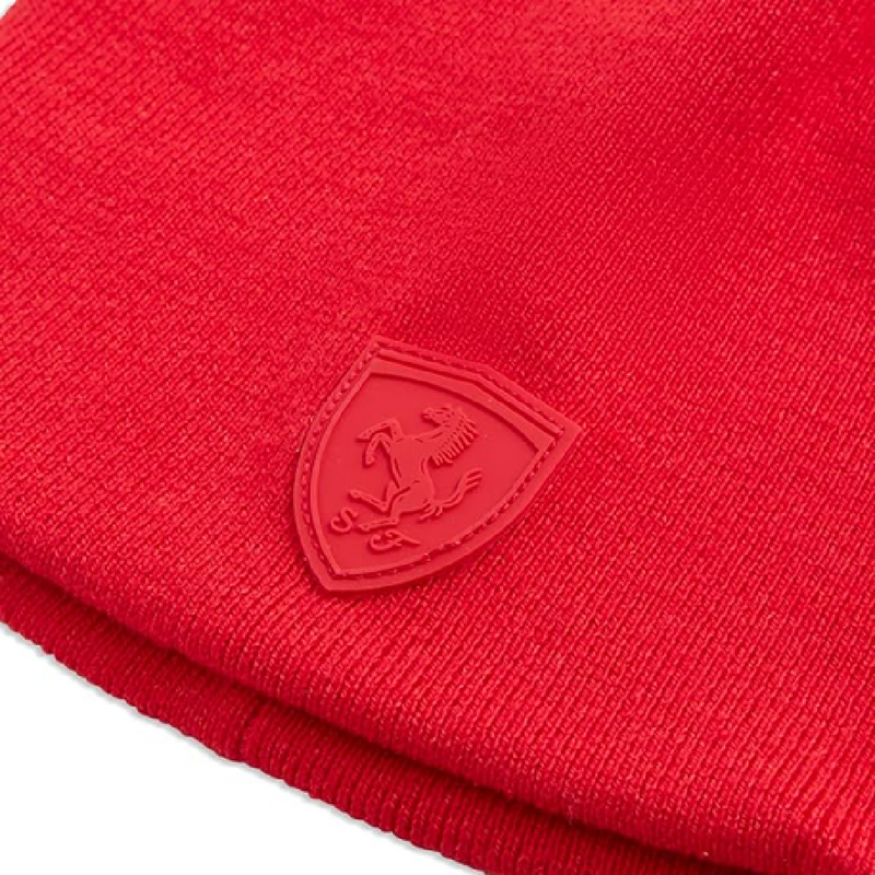 Men's Puma Ferrari Pro Cuffless Beanie Red - OSFA