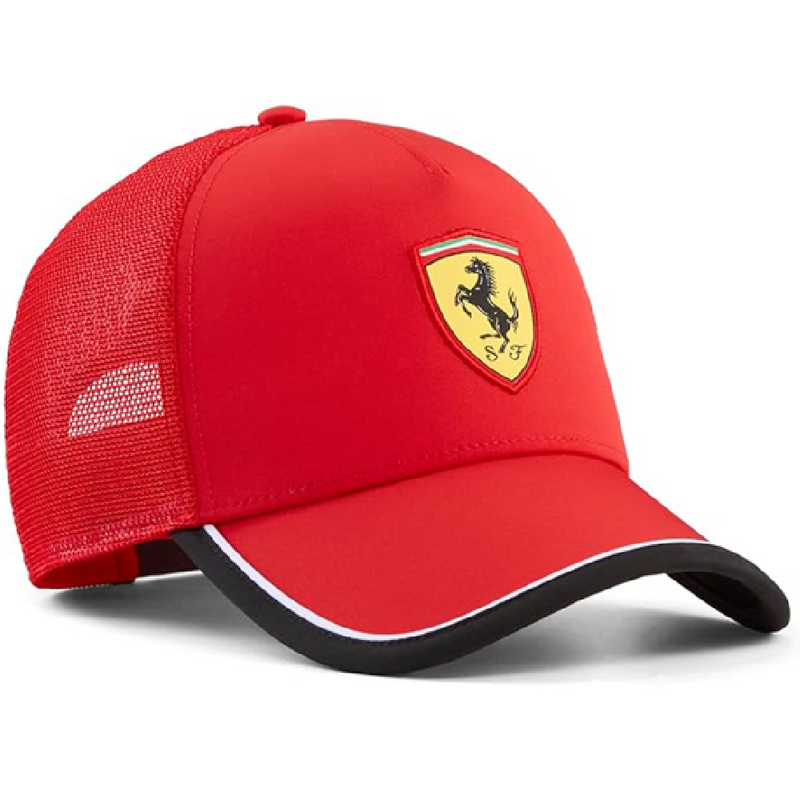 Men's Puma Ferrari Trucker Cap Red - OSFA