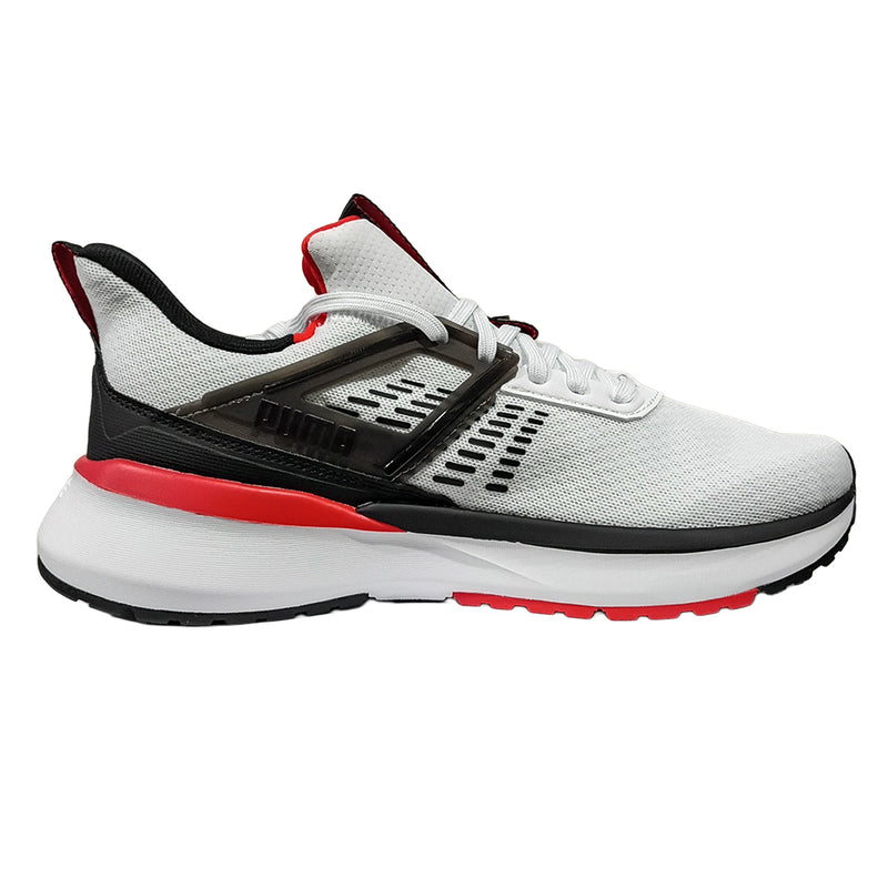 Men's Puma Outpace White-Black-For All Time Red (405620 03)