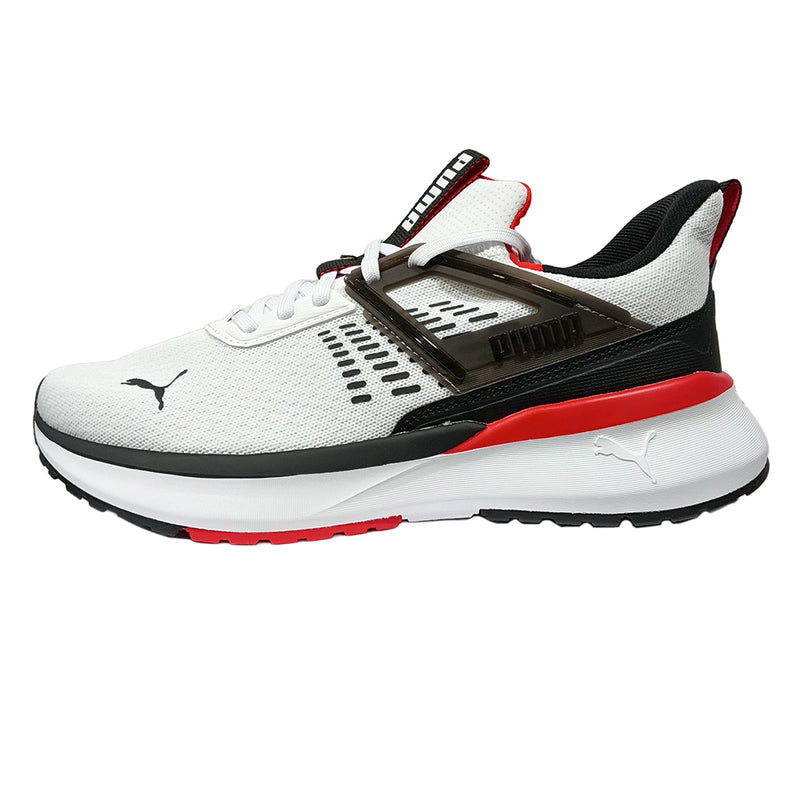 Men's Puma Outpace White-Black-For All Time Red (405620 03)