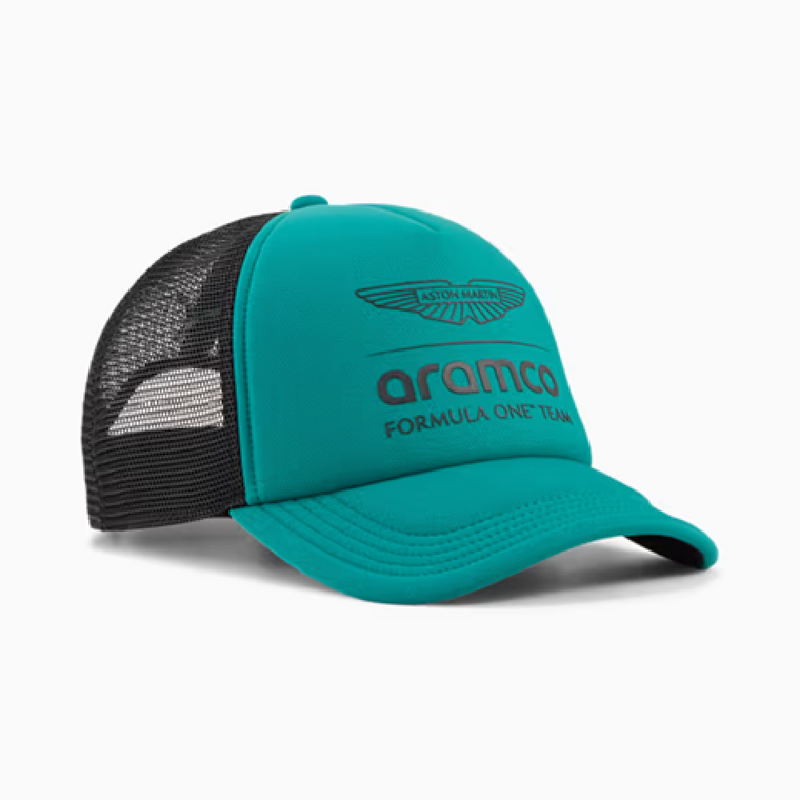 Men's Puma x Aston Martin Aramco F1 Team Trucker Cap Green - OSFA