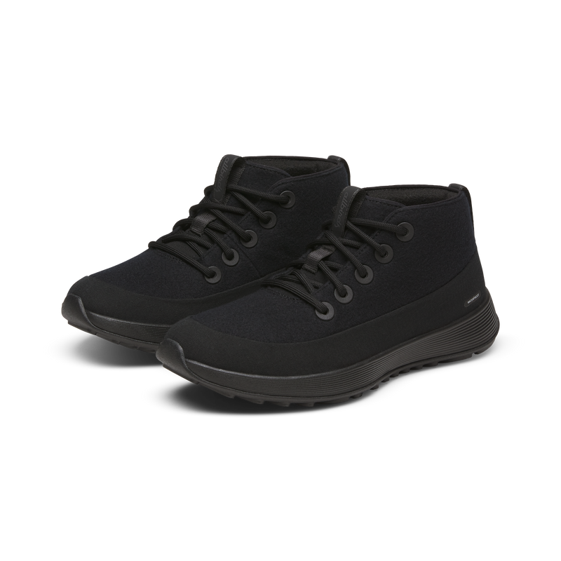 Men's Wool Runner NZ Mid Waterproof - Natural Black (Natural Black Sole)