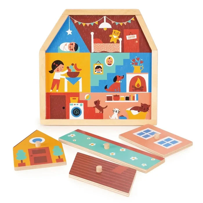 Mentari Toys - House Puzzle-Mentari Toys-treehaus