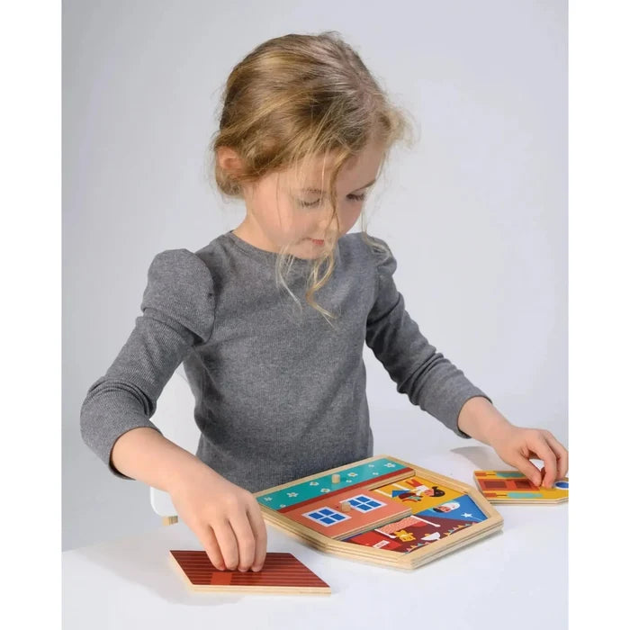 Mentari Toys - House Puzzle-Mentari Toys-treehaus