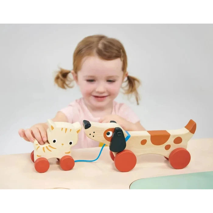 Mentari Toys - Puppy on Wheels-Mentari Toys-treehaus