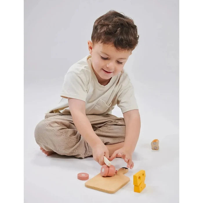 Mentari Toys - Smiley Charcuterie Chopping Board-Mentari Toys-treehaus