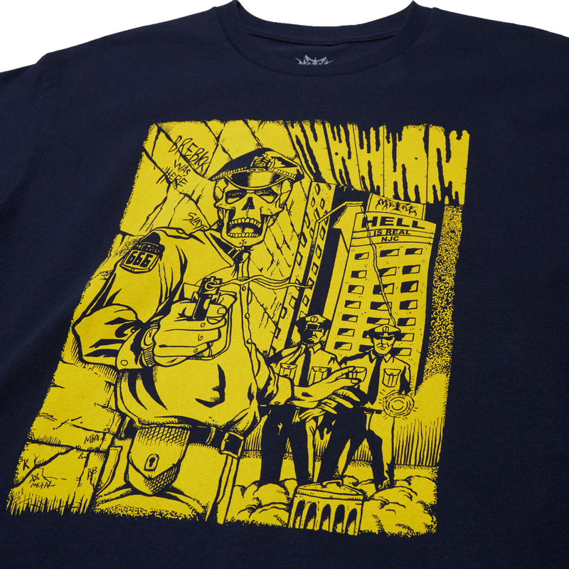 Metal Cop T-Shirt - Navy