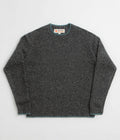 Mollusk Cambridge Sweatshirt in Charcoal Tipped