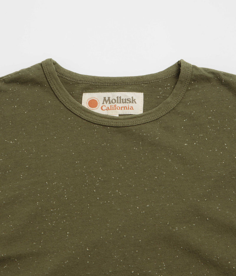 Mollusk Cosmos T-Shirt in Dark Mash Green