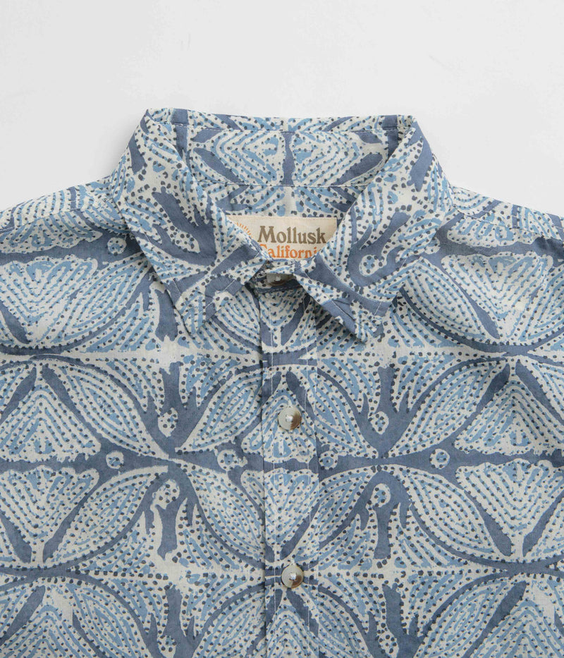 Mollusk Summer Shirt in Blue Flowers