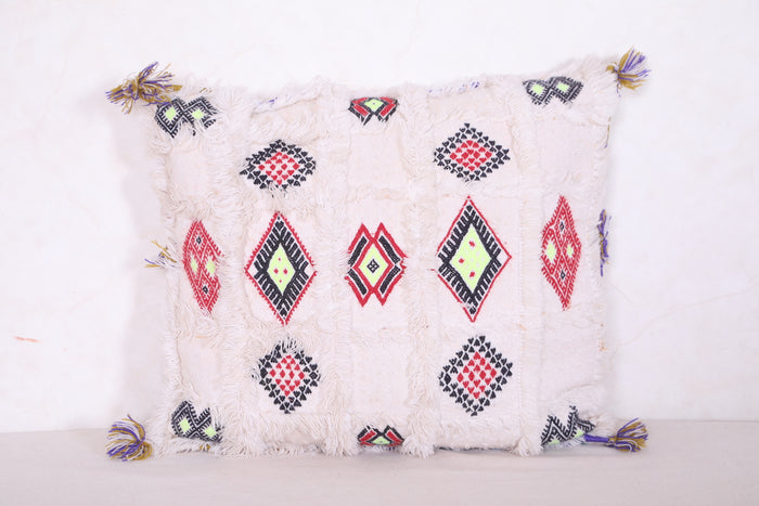 Moroccan decor pillow 17.3 INCHES X 19.6 INCHES - kilim pillow