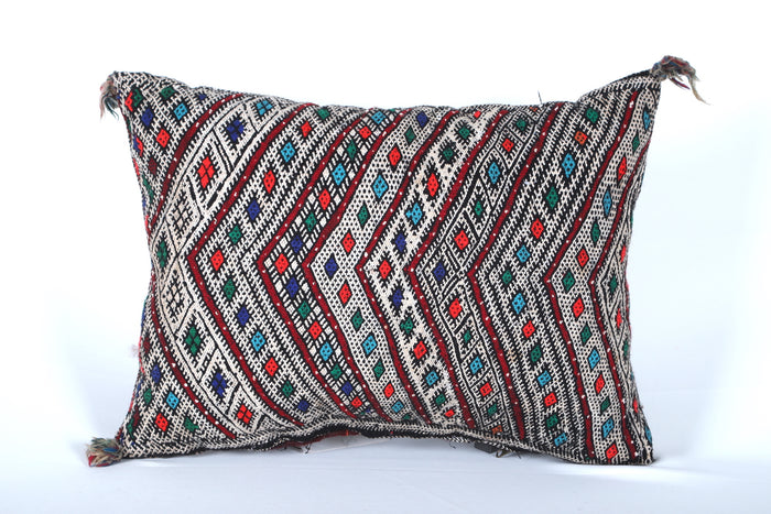 Moroccan pillow 16.9 INCHES X 22.8 INCHES - kilim pillow