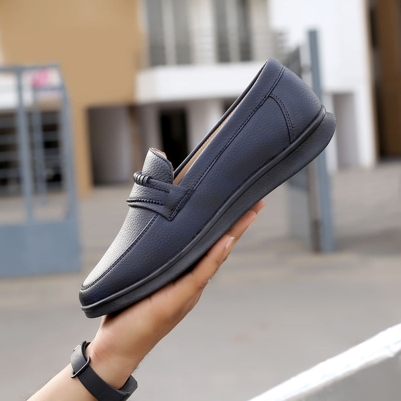 Bacca Bucci MUNICH Dress Loafer Moccasins Driving Shoes for Men | Rubber Outsole | Light Weight