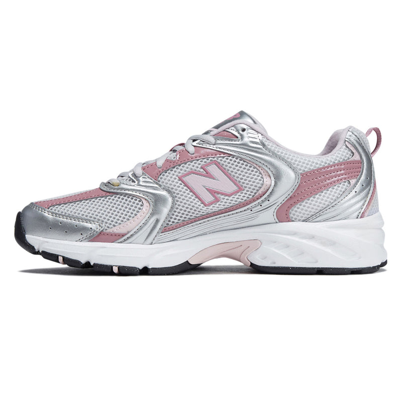 New Balance 530 Shoes - Silver Metallic/Rosewood