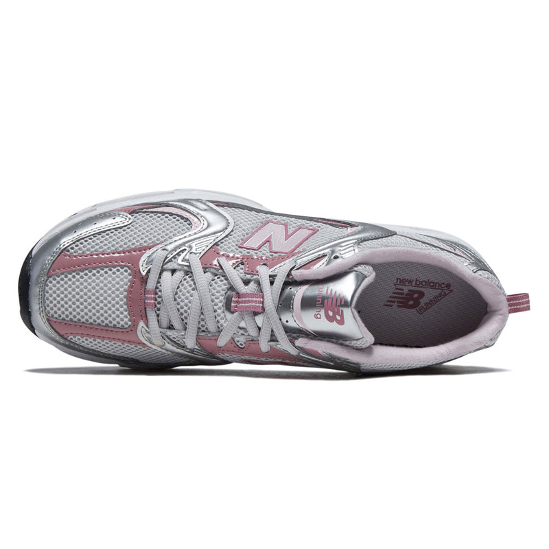New Balance 530 Shoes - Silver Metallic/Rosewood