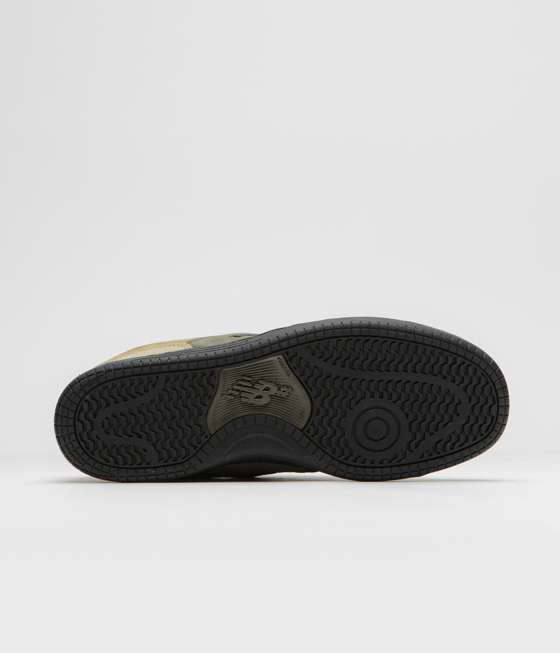 New Balance Numeric x 8FIVE2 480 Shoes in Olive and Black