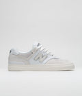 New Balance Numeric x Arrow & Beast 574 Shoes in White and Grey