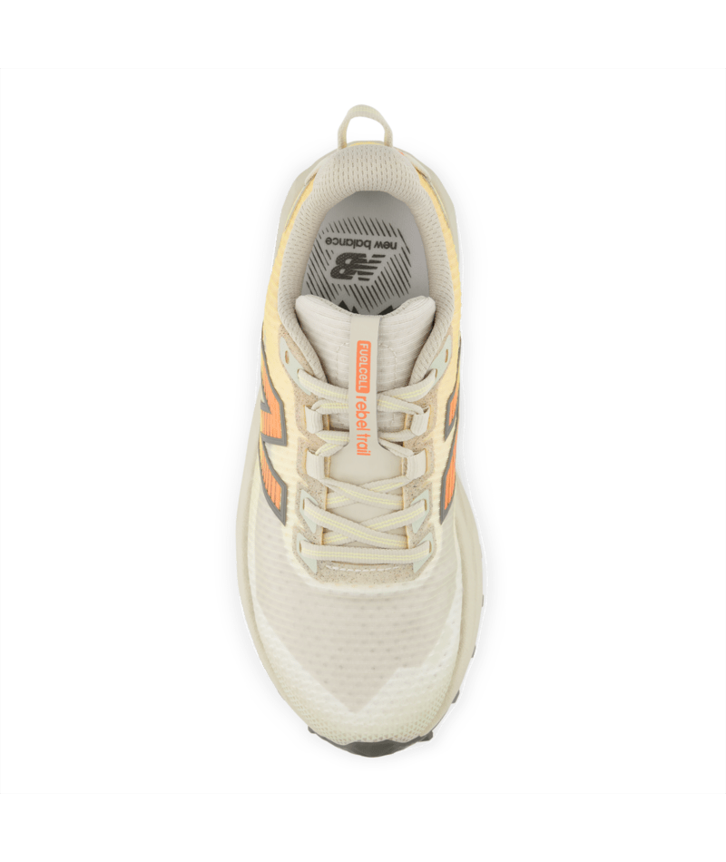 New Balance Women's FuelCell Rebel Trail Running Shoes in White Peach