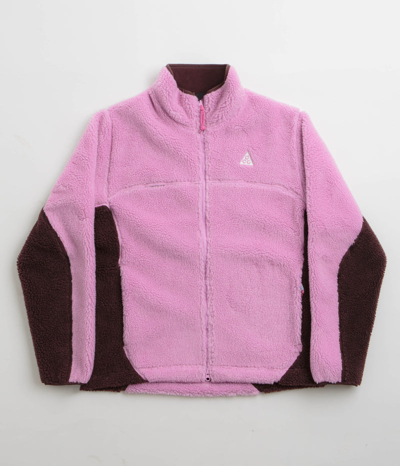 Nike ACG Canwell Glacier Fleece in Beyond Pink and Burgundy Crush / Summit White