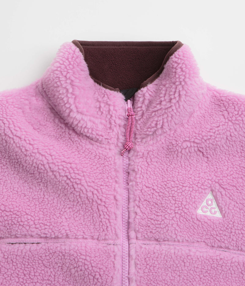 Nike ACG Canwell Glacier Fleece in Beyond Pink and Burgundy Crush / Summit White