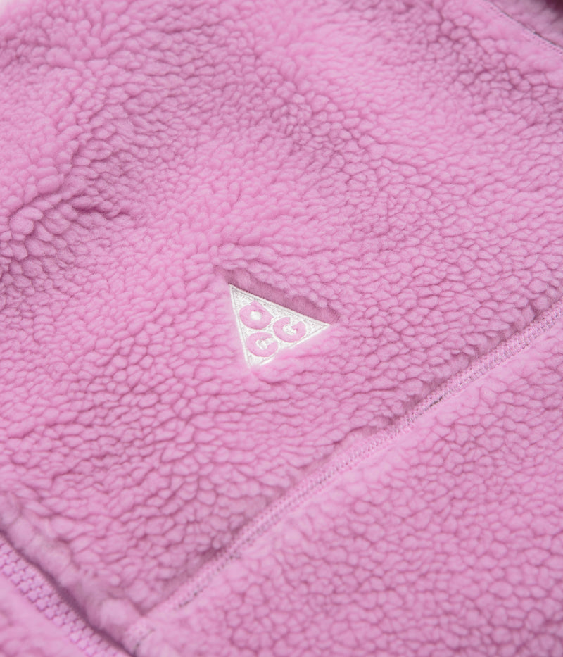 Nike ACG Canwell Glacier Fleece in Beyond Pink and Burgundy Crush / Summit White