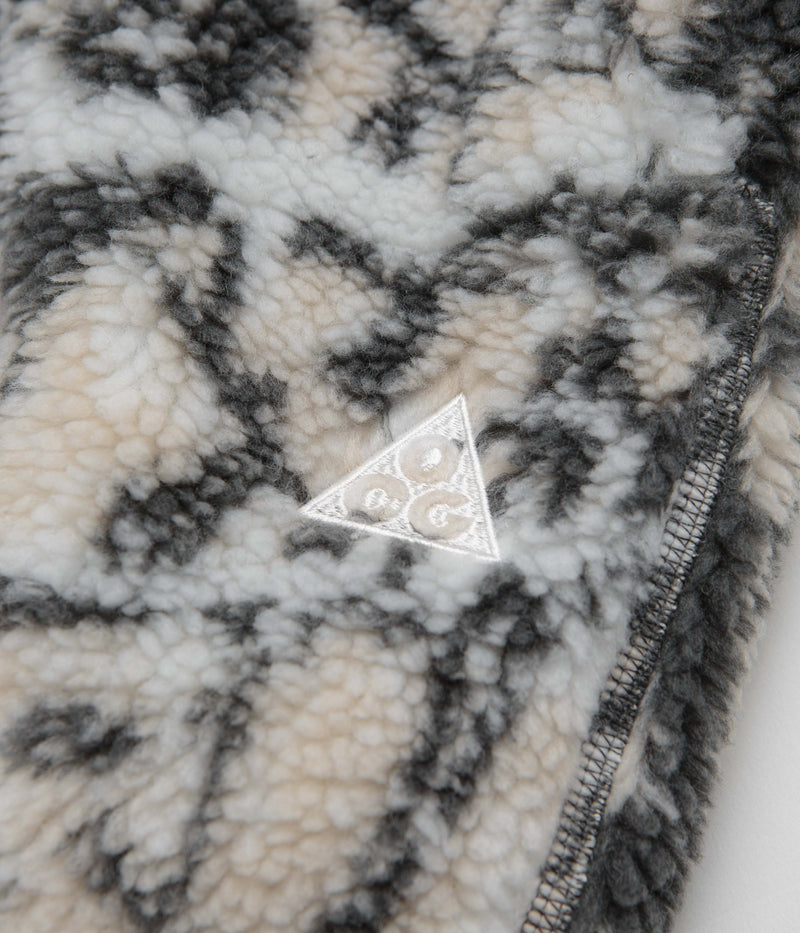 Nike ACG Canwell Glacier Windproof Pants in Light Orewood Brown and Black / Summit White
