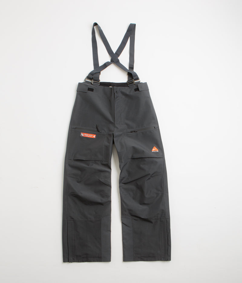 Nike ACG Chena Vortex Bib Pants in Anthracite and Anthracite / Summit White