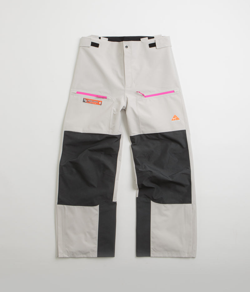 Nike ACG Chena Vortex Bib Pants in Light Orewood Brown and Anthracite / Summit White