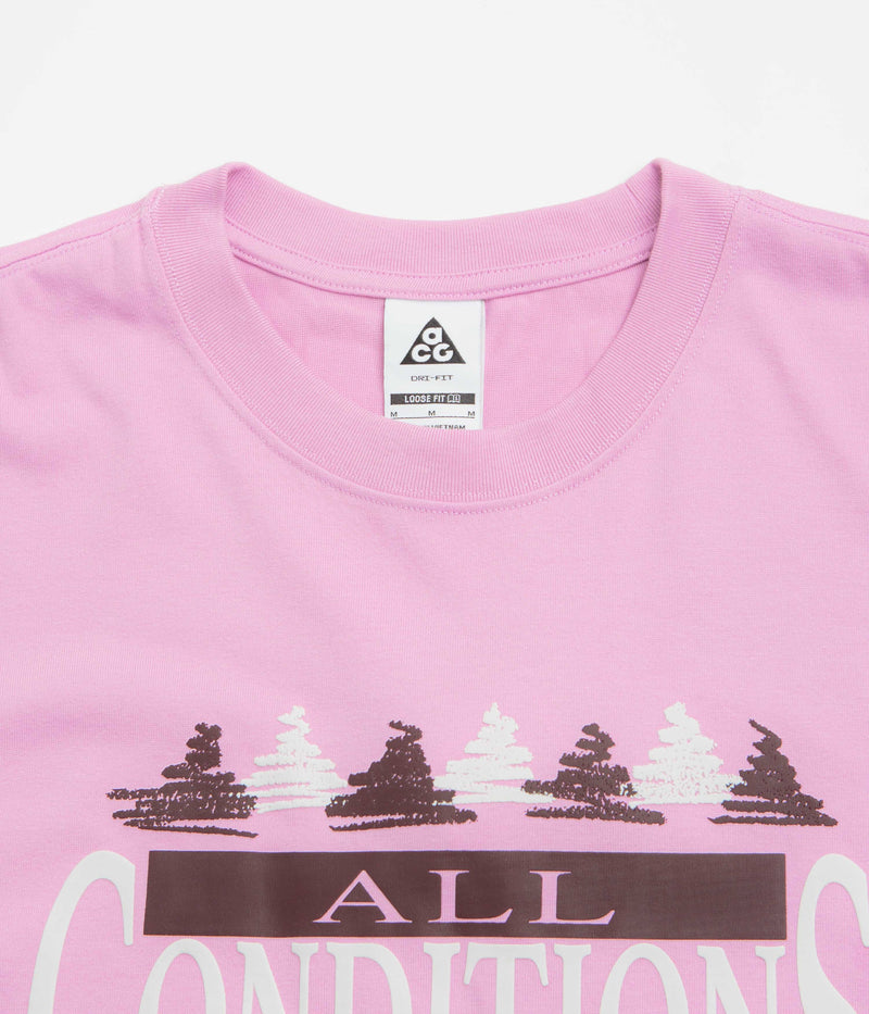 Nike ACG Frontier T-Shirt in Beyond Pink