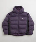 Nike ACG Lunar Lake Puffer Jacket in Dark Raisin and Black / Summit White