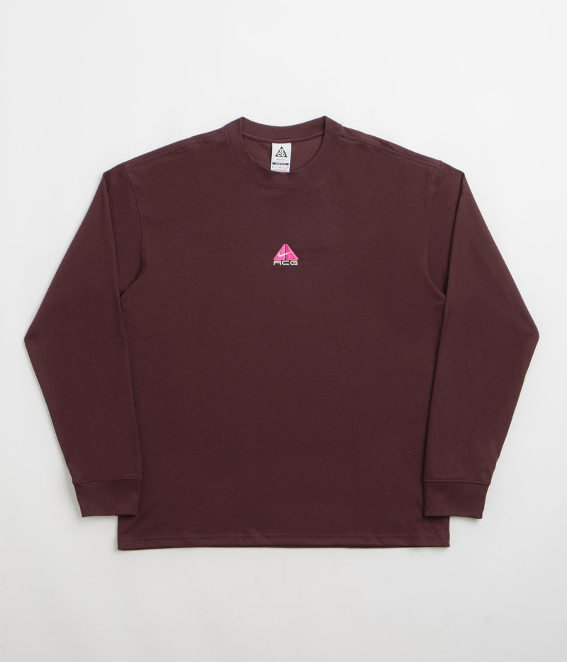 Nike ACG Lungs Long Sleeve T-Shirt in Burgundy Crush