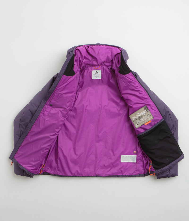 Nike ACG Rope De Dope PrimaLoft Jacket in Dark Raisin and Dark Raisin / Summit White