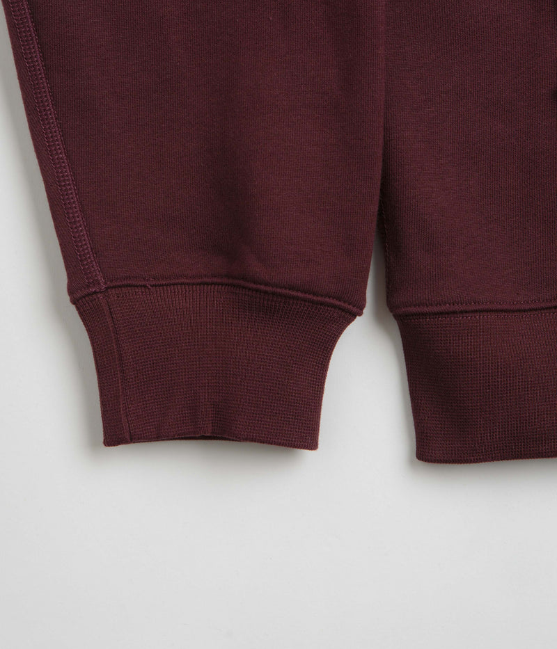 Nike ACG Therma-FIT Fleece Hoodie in Burgundy Crush and Summit White