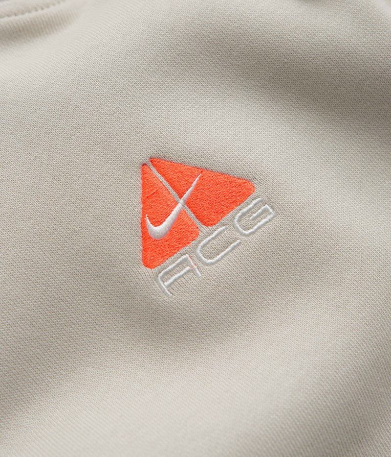 Nike ACG Therma-FIT Fleece Hoodie in Light Orewood Brown and Light Orewood Brown