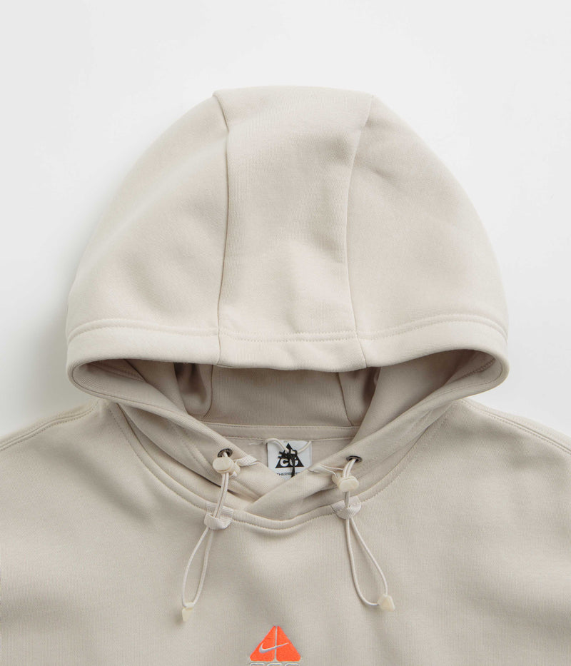 Nike ACG Therma-FIT Fleece Hoodie in Light Orewood Brown and Light Orewood Brown
