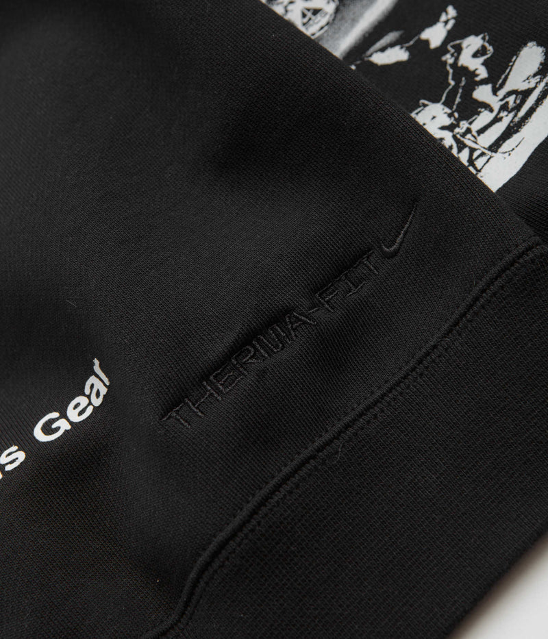 Nike ACG Womens Tuff Fleece Crewneck Sweatshirt in Black and Summit White
