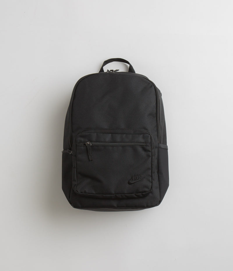 Nike Heritage Eugene Backpack in Black and Black / Black