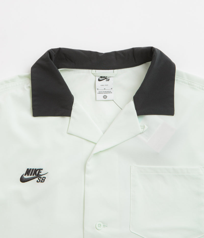 Nike SB Agnostic Bowler Shirt in Barely Green and Black